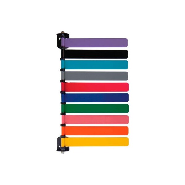 Omnimed. Omnimed 10-Flag Room ID System, 8inL Aluminum Flags, 1/PK 291820 - main